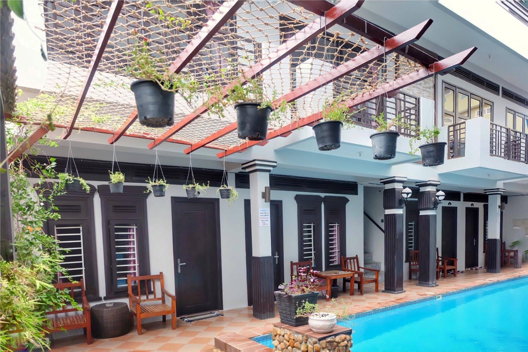 Vibola Guesthouse Kampot Exterior foto