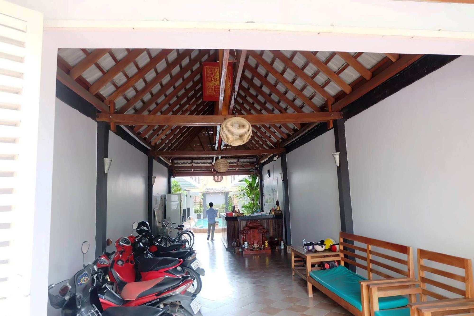 Vibola Guesthouse Kampot Exterior foto